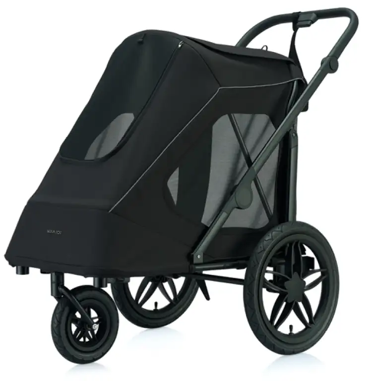 MOON Dog Trailer Outdoor — für größere Hunde bis 35 kg mit pannensicheren Luftreifen